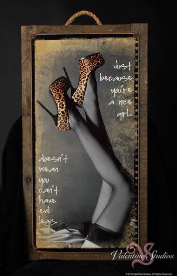 Boudoir photography on a Metal Art Print that is customized anyway you like.