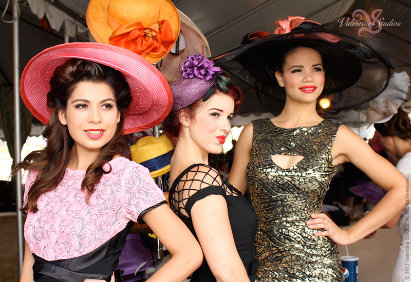 Haute As Ever 1940's theme fashion show at the Del Mar Race Track summer 2013.